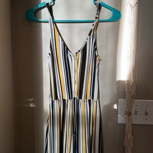 Striped jumpsuit